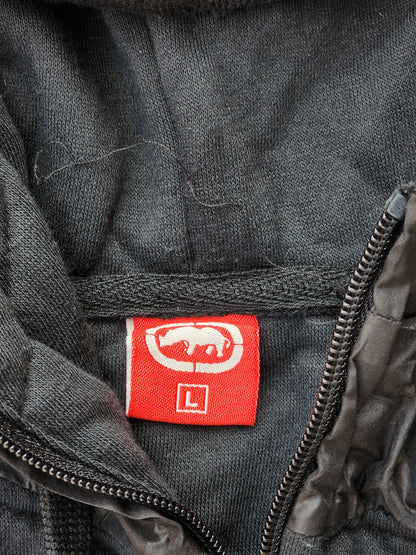 Vintage Y2K Ecko Unltd "World Famous Rhino" Raglan Full-Zip Hoodie Jacket (M)