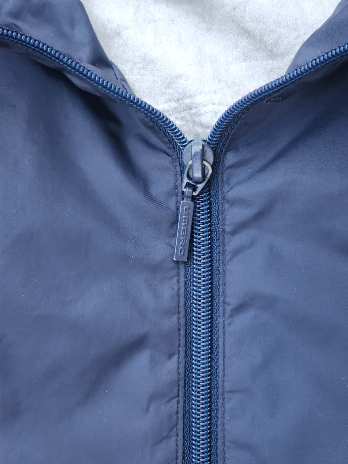 Vintage 1990s Umbro Half-Zip Hooded Anorak Windbreaker Jacket (XXL)