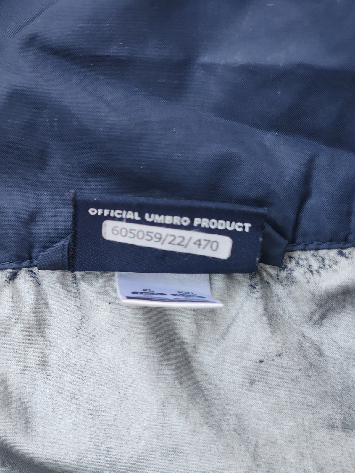 Vintage 1990s Umbro Half-Zip Hooded Anorak Windbreaker Jacket (XXL)