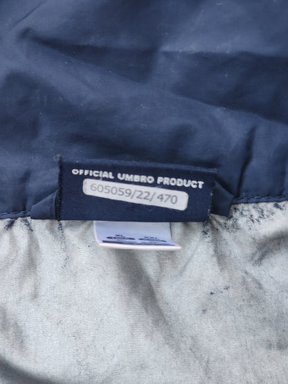 Vintage 1990s Umbro Half-Zip Hooded Anorak Windbreaker Jacket (XXL)