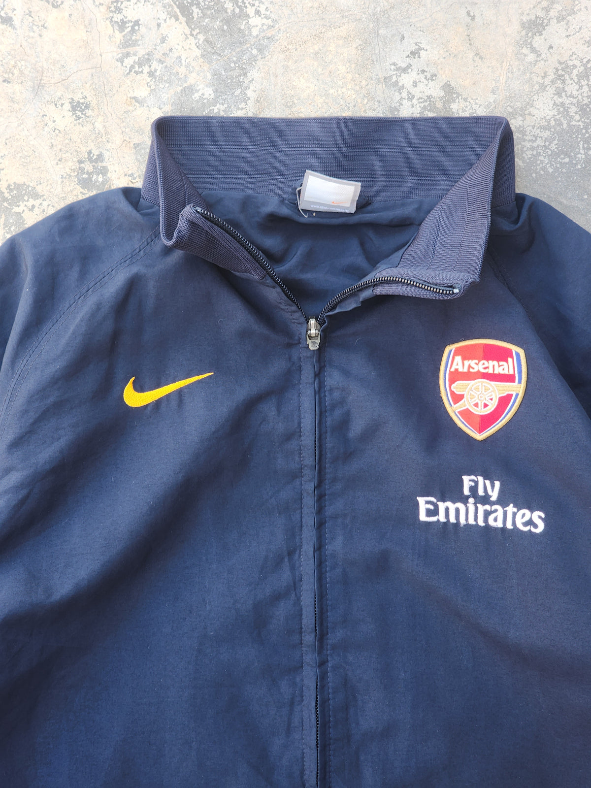 Vintage 2006–2008 Arsenal FC Nike Fly Emirates Presentation / Training Track Jacket (S)