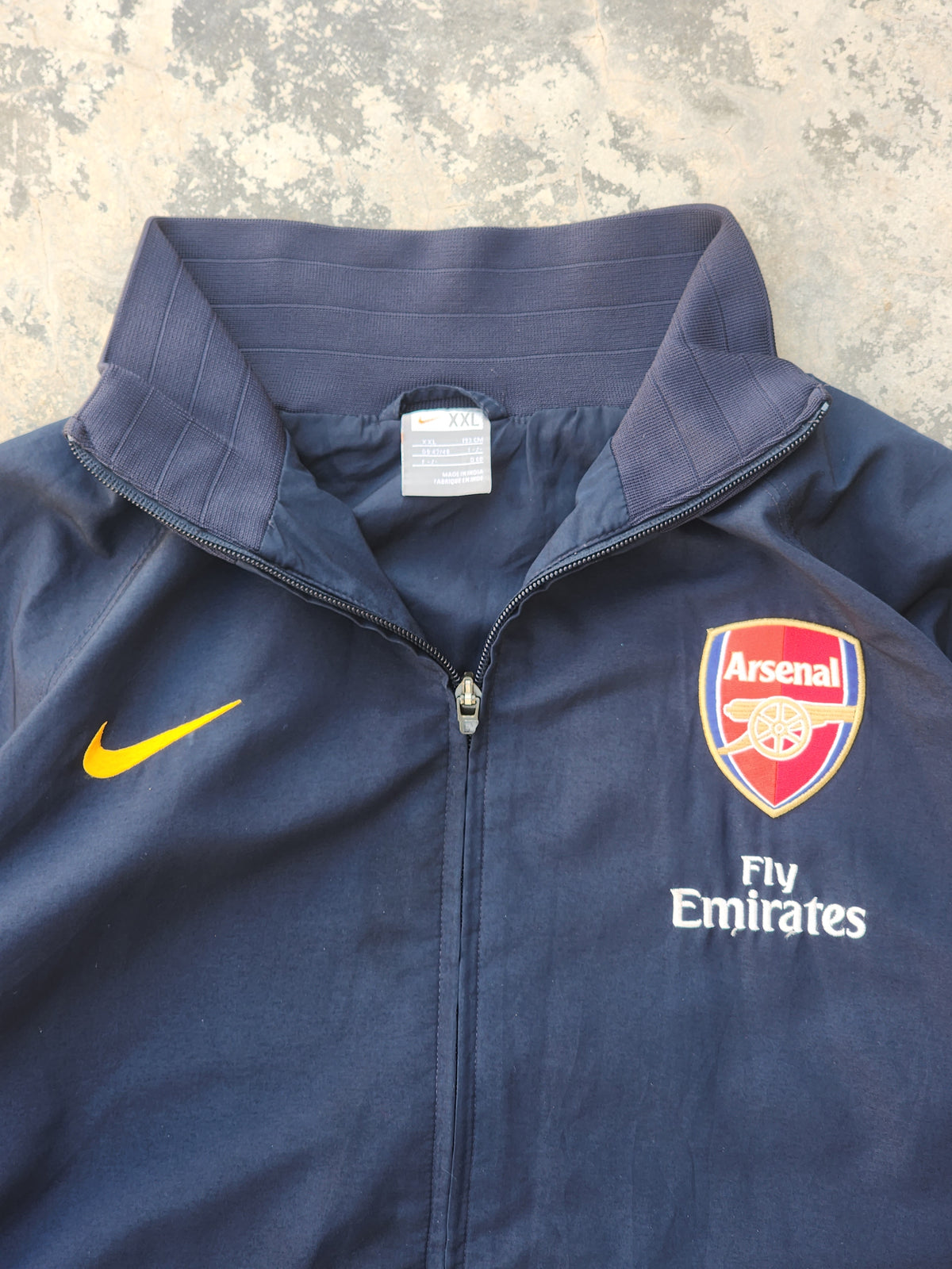 2006–2008 Arsenal FC Nike Fly Emirates Presentation / Training Windbreaker Track Jacket (L/XL)