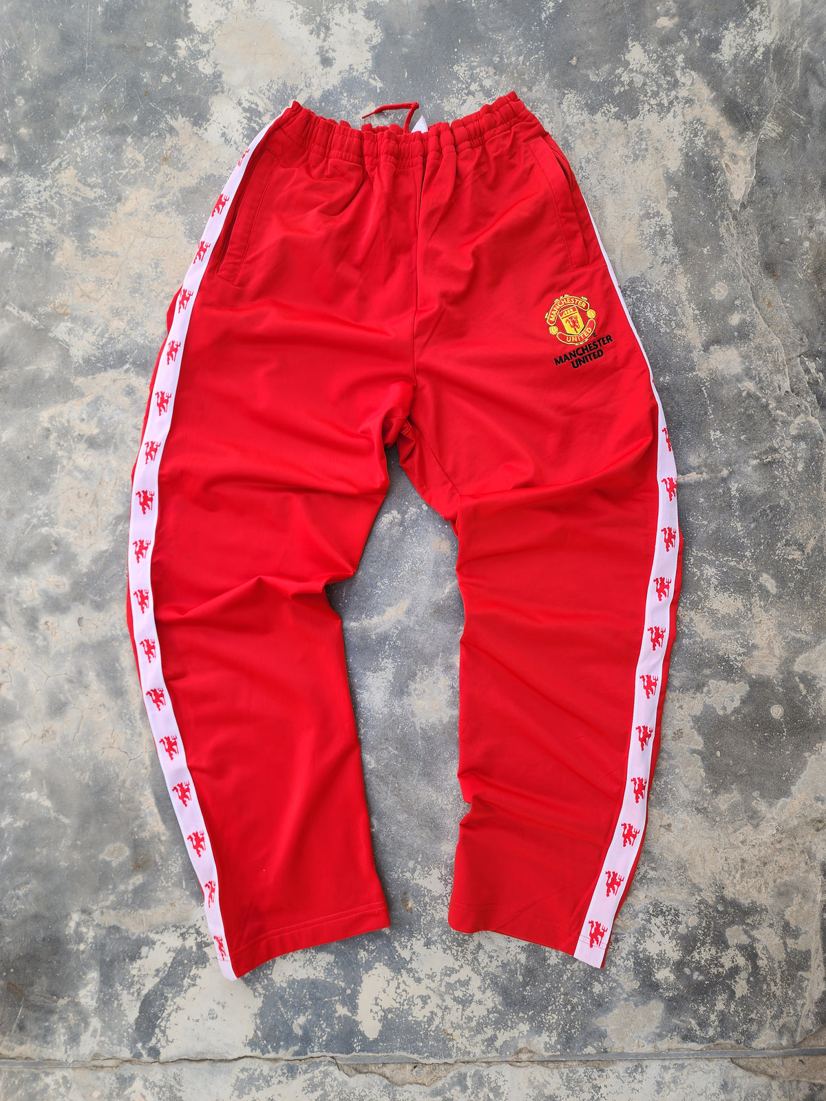 Manchester United official side stripe Red Trackpants (M/L)