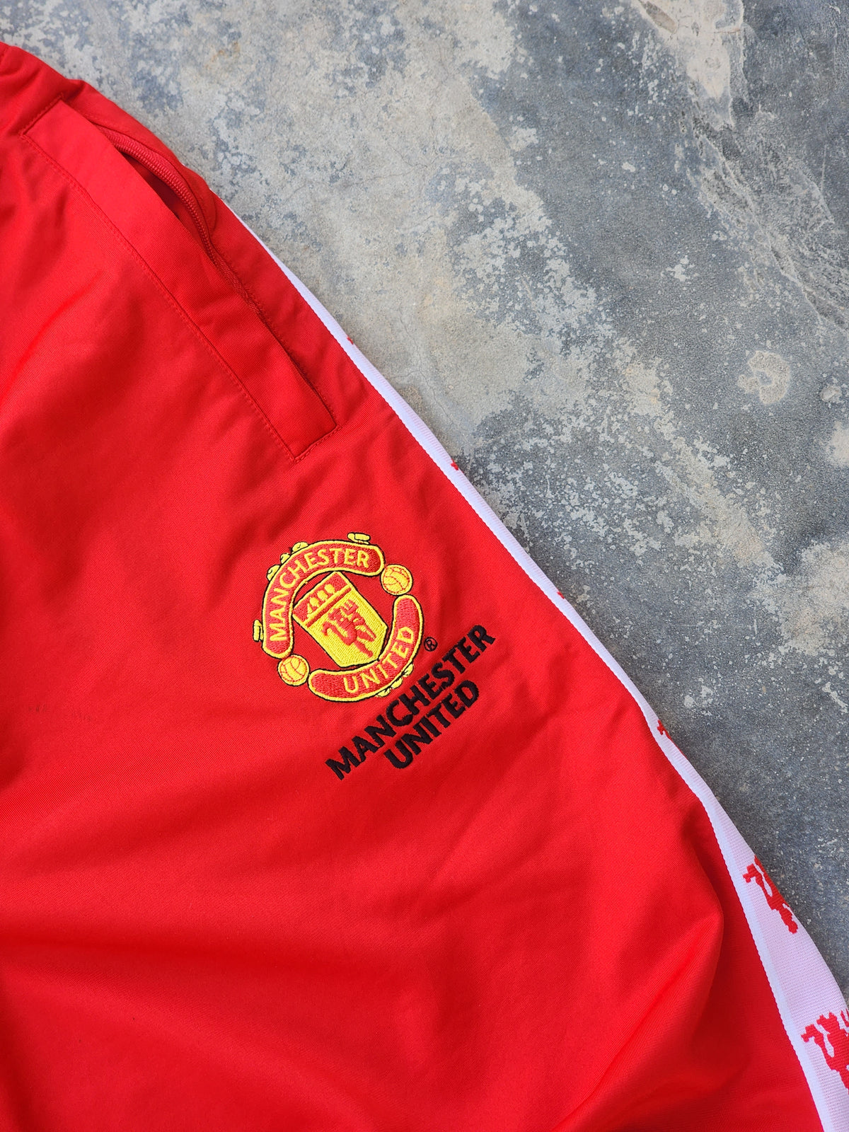 Manchester United official side stripe Red Trackpants (M/L)