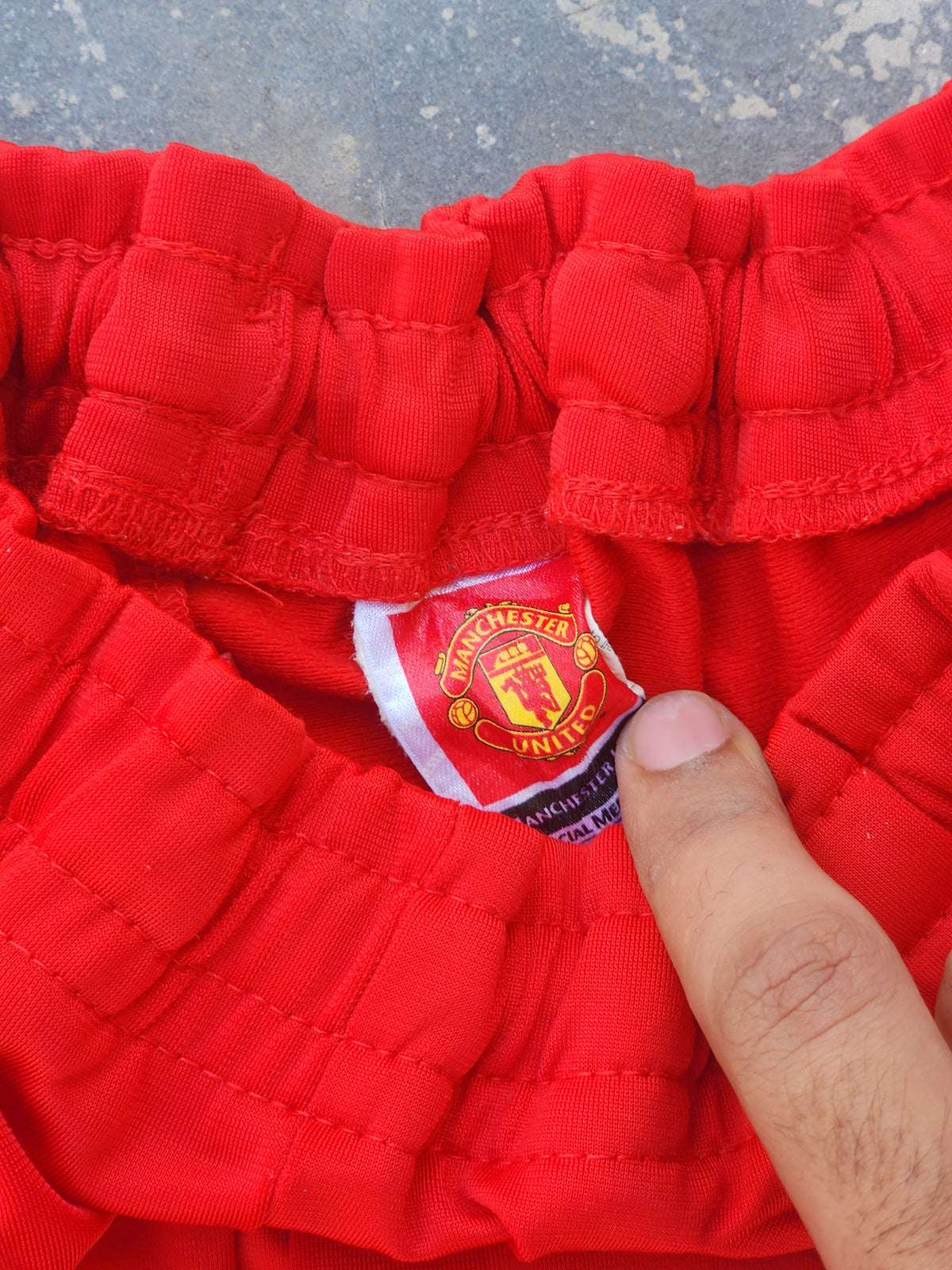 Manchester United official side stripe Red Trackpants (M/L)
