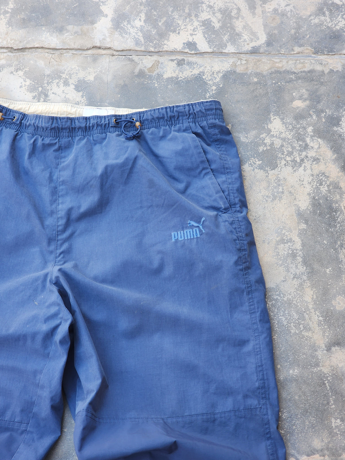 Vintage 90s Puma Blue Trackpants (L)