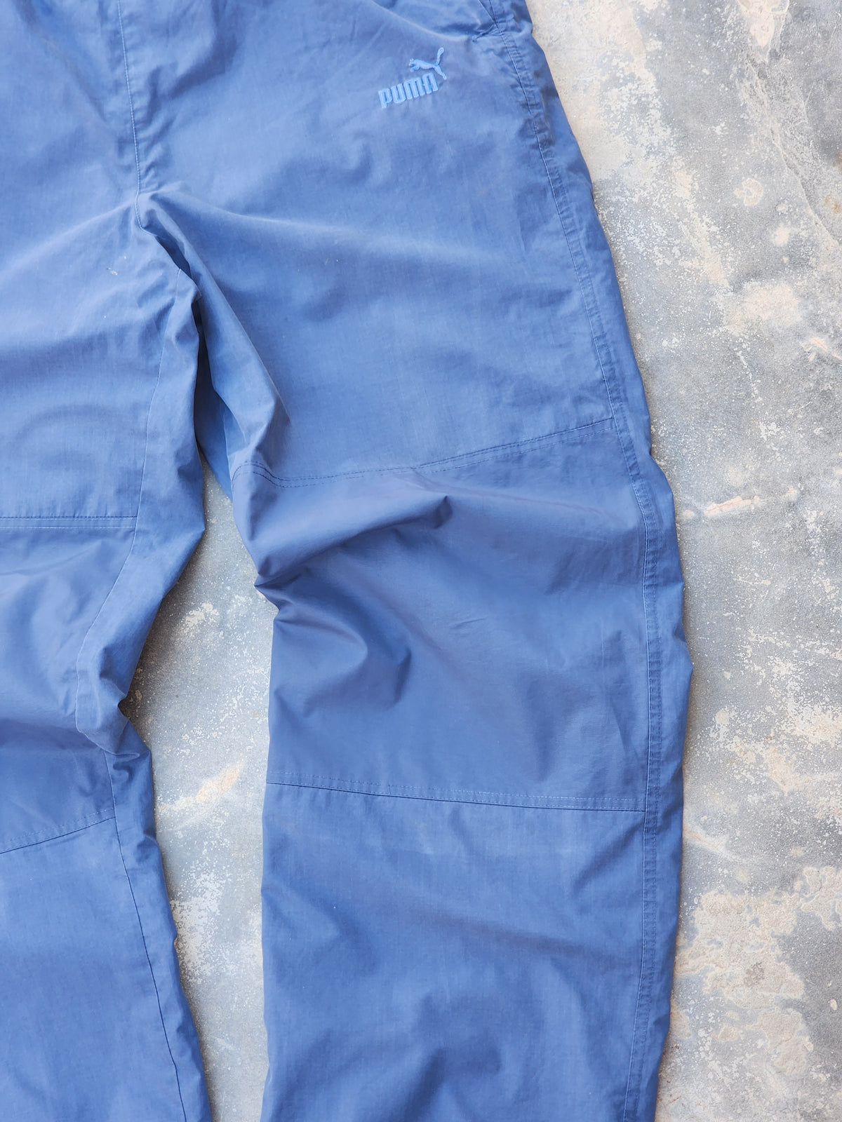 Vintage 90s Puma Blue Trackpants (L)