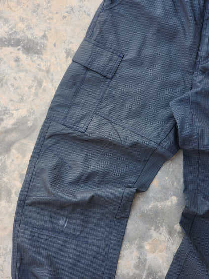 Columbia Techwear Dark Green Checkered Trackpants (M)