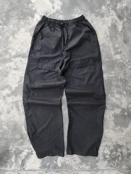 Vintage Reebok Black Trackpants (M)