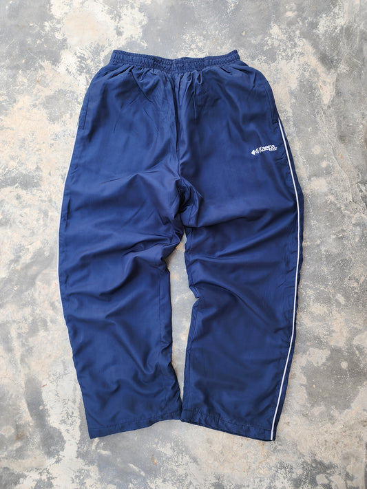 Kaepa Dark Blue White Stripe Trackpants (S)
