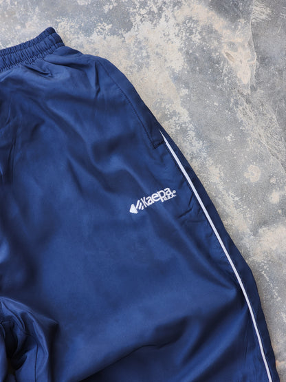 Kaepa Dark Blue White Stripe Trackpants (S)