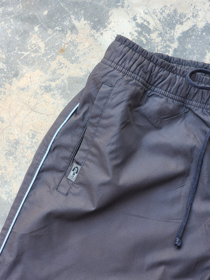 Adidas 90s Vintage Gray/ Light Blue Piping Trackpants (M/L)