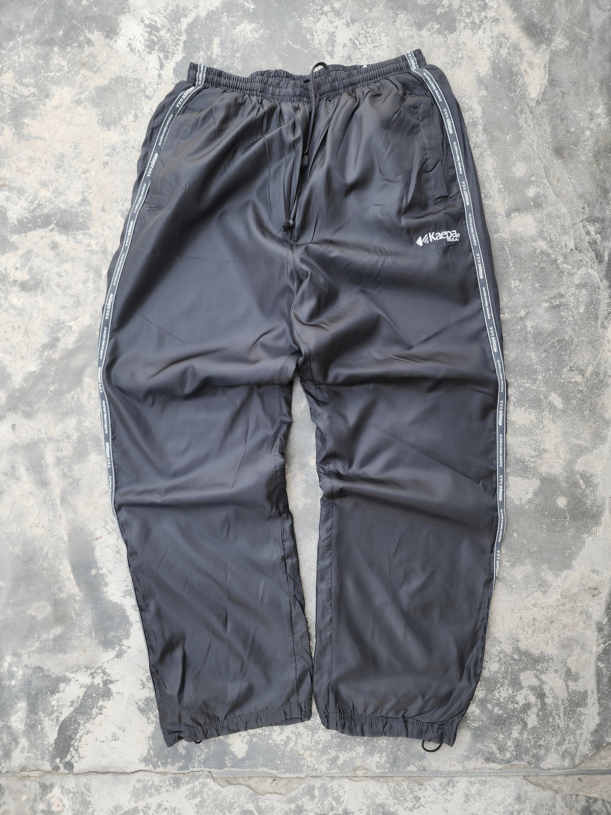 Kaepa Gray Side Striped Trackpants (M/L)