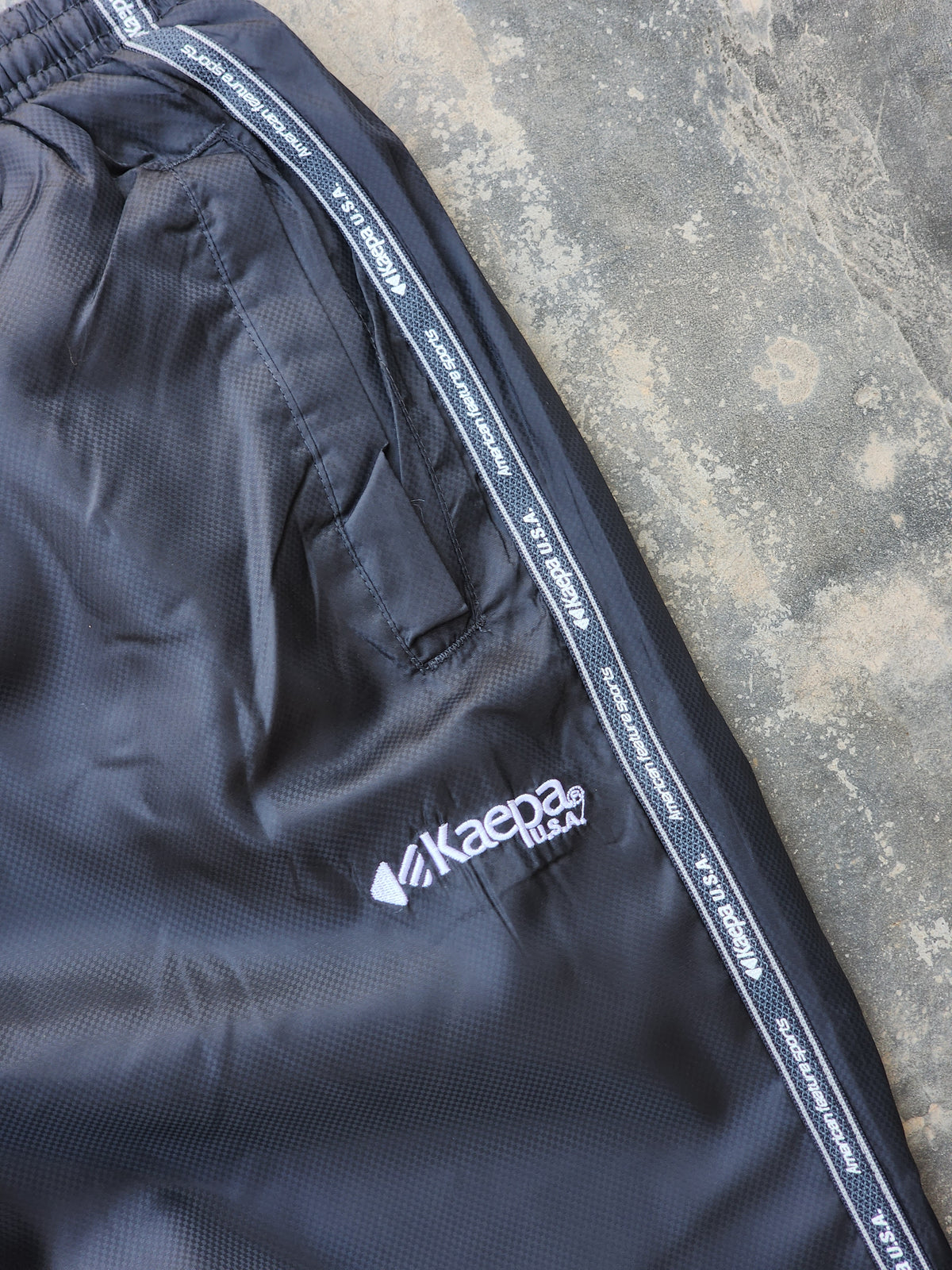 Kaepa Gray Side Striped Trackpants (M/L)