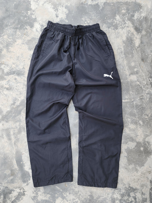 Puma Black White Logo Trackpants (S)