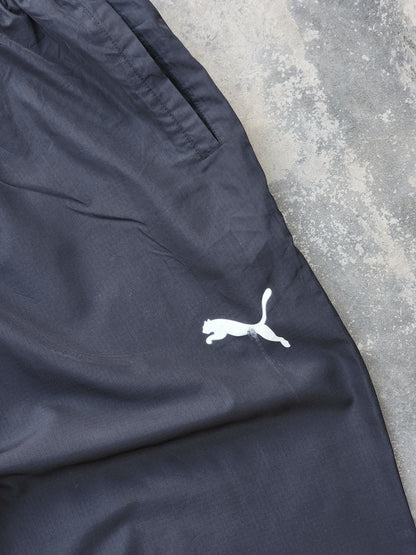 Puma Black White Logo Trackpants (S)
