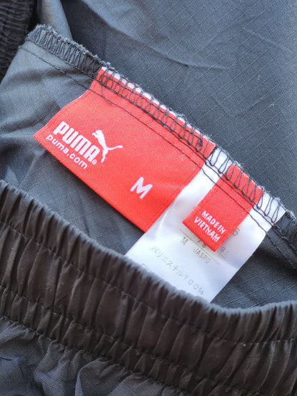 Puma Black White Logo Trackpants (S)