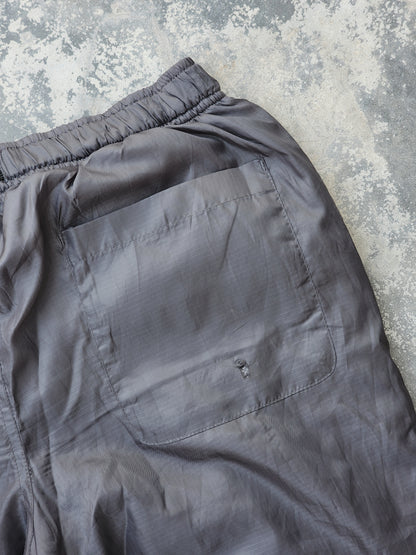 First Down Gray Fur Insulated Trackpants (M)