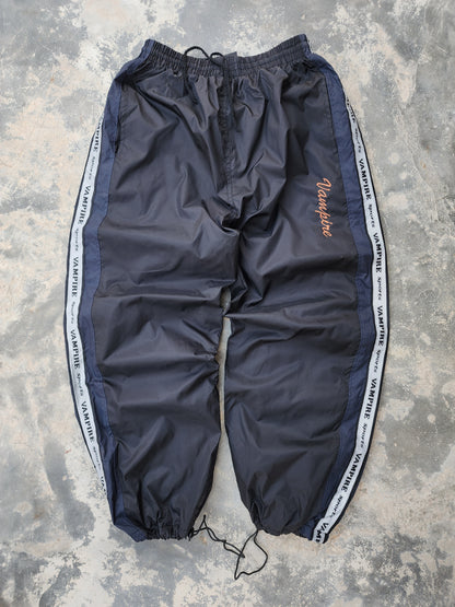 Vintage Vampire Black Side Striped Trackpants (S)