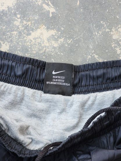Vintage Nike Black and Red Trackpants (M)