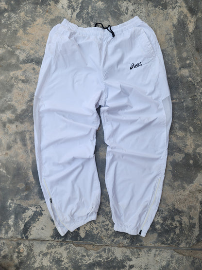 Asics White World Performance Trackpants (L)
