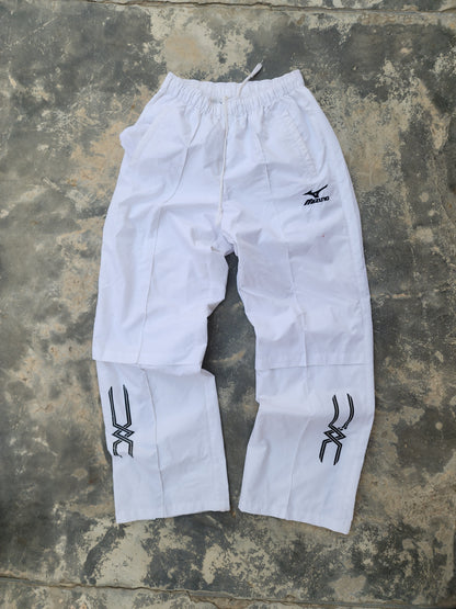 Vintage Mizuno White Trackpants (M)