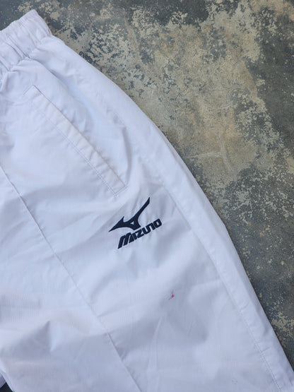 Vintage Mizuno White Trackpants (M)
