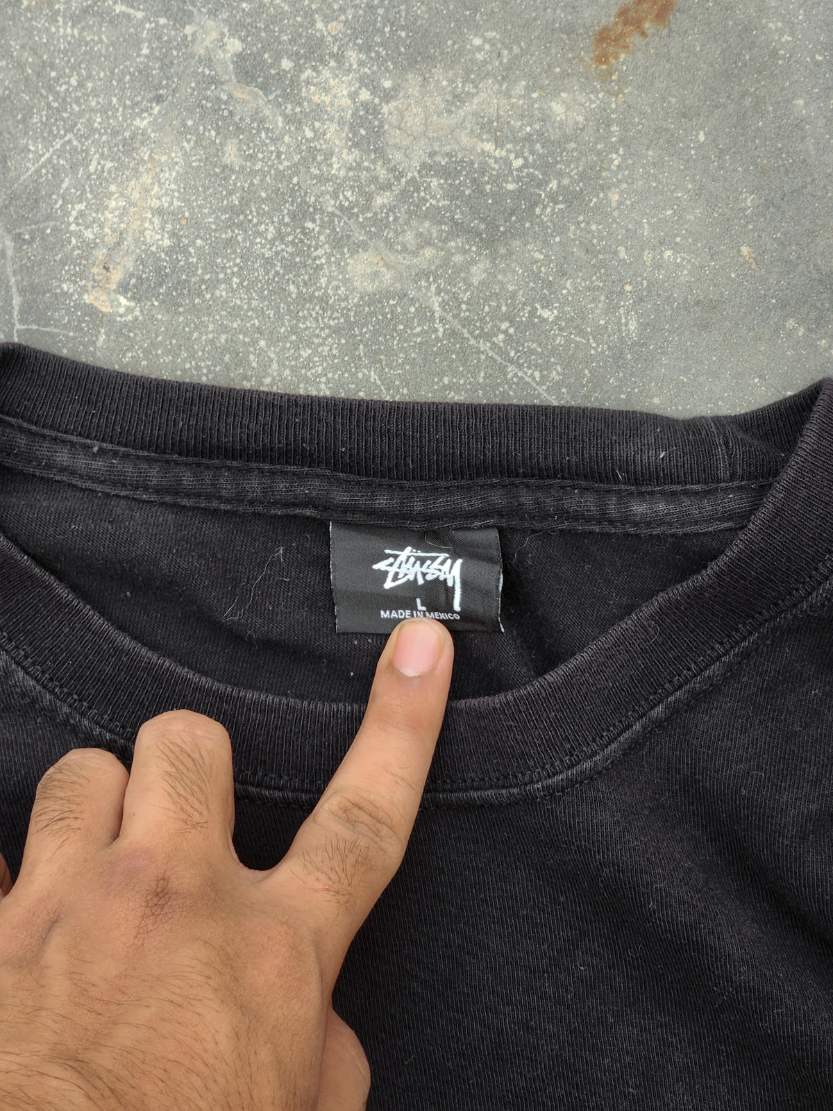 Stüssy Rasta Lion T-Shirt Black and Pink (L)