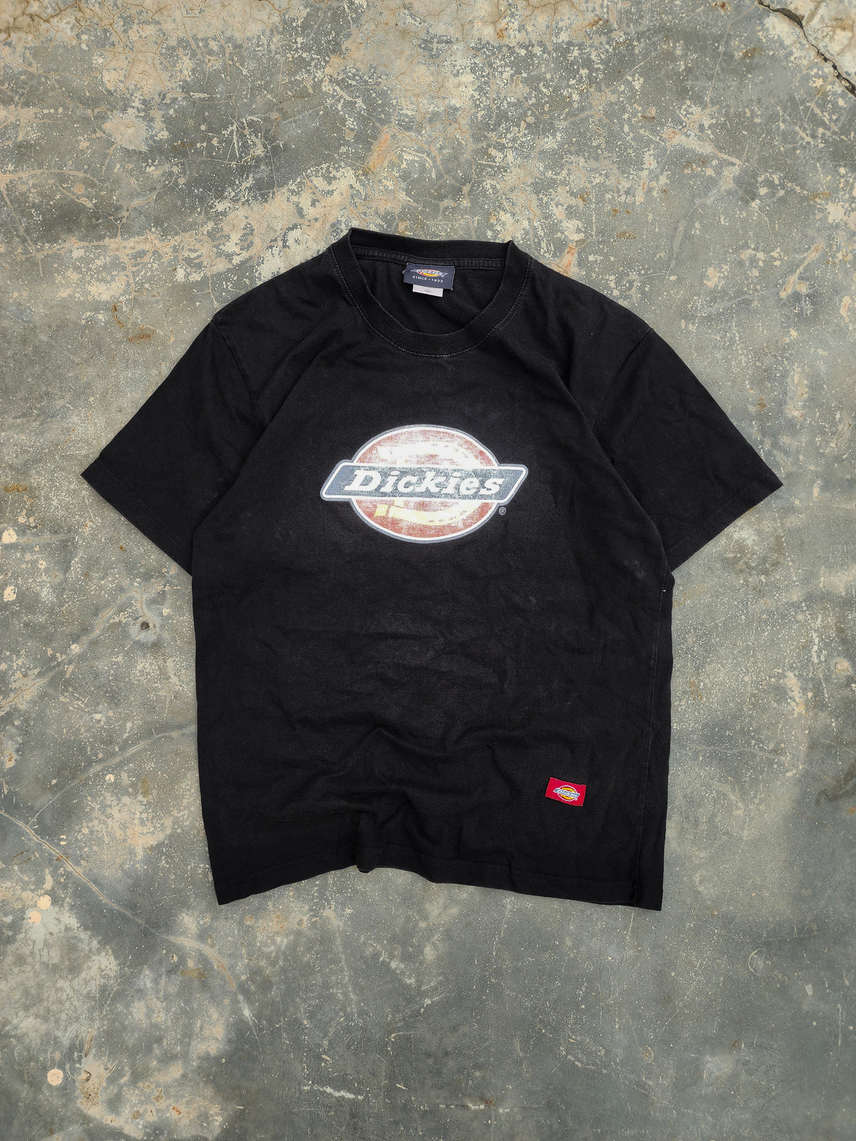 Dickies Vintage Black Big Logo tee (S)