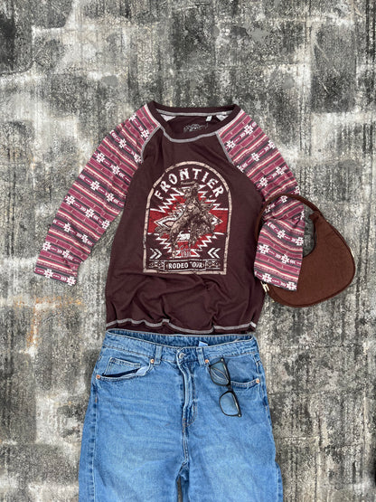 Y2K Panhandle Rodeo Island Women's Top (S/M)