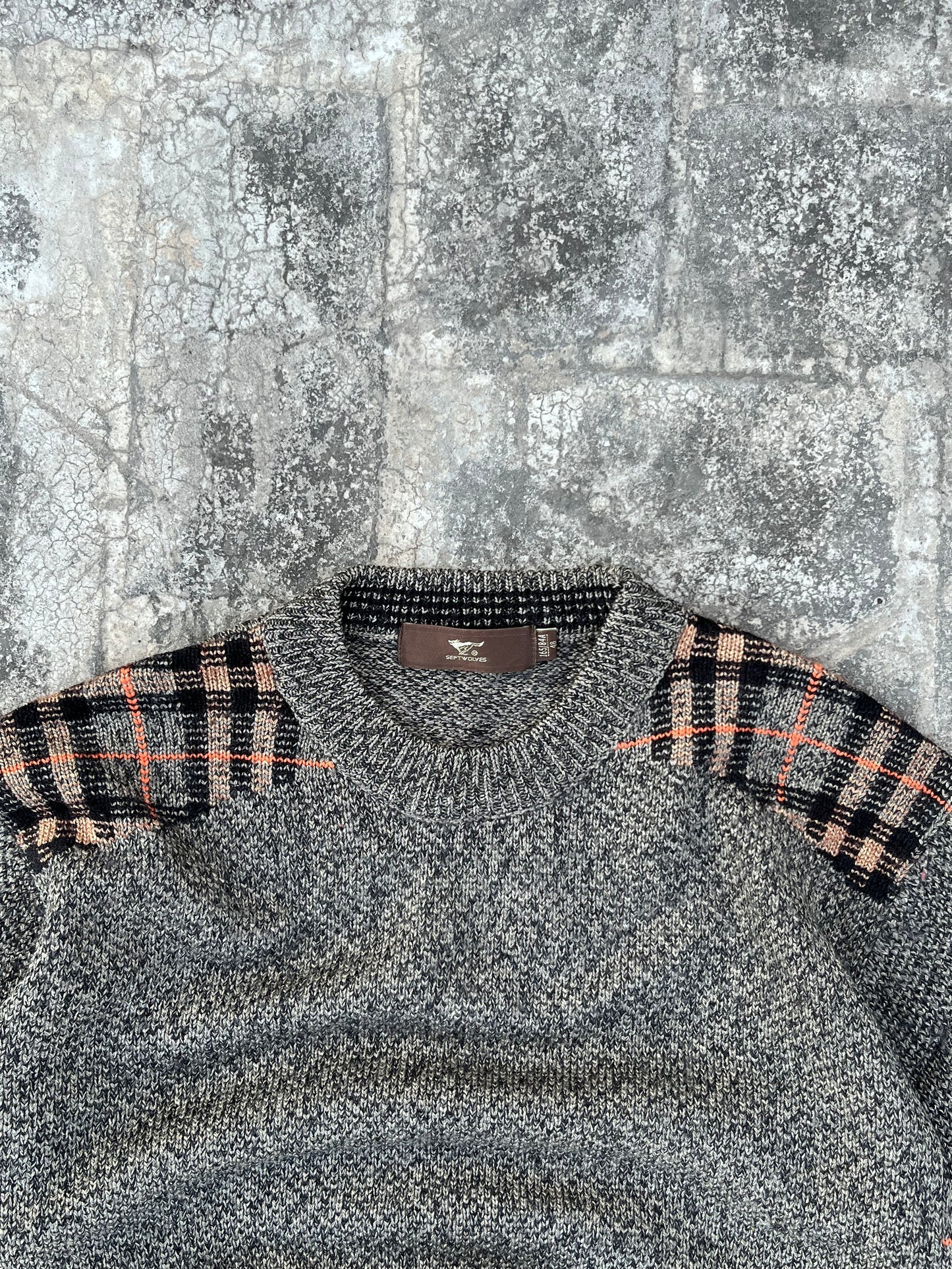 SeptsWolves Vintage Knitted Sweater (S)