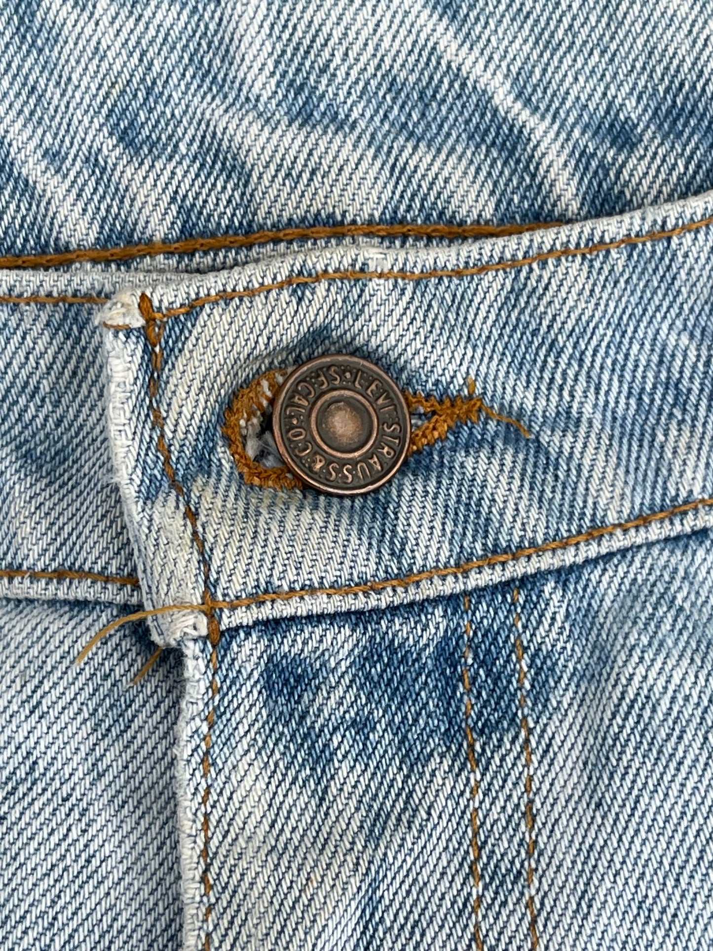Levi's Light Blue Baggy Slouchy Jeans (34)