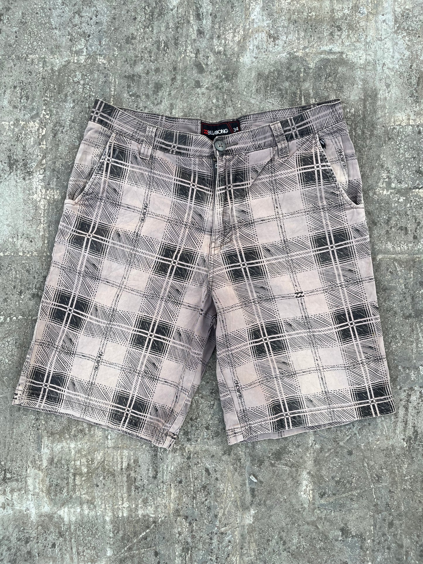 Vintage Billabong Y2K Brown Surfing Shorts