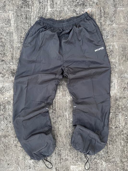 Kaepa Shiny Grey Trackpants (L)