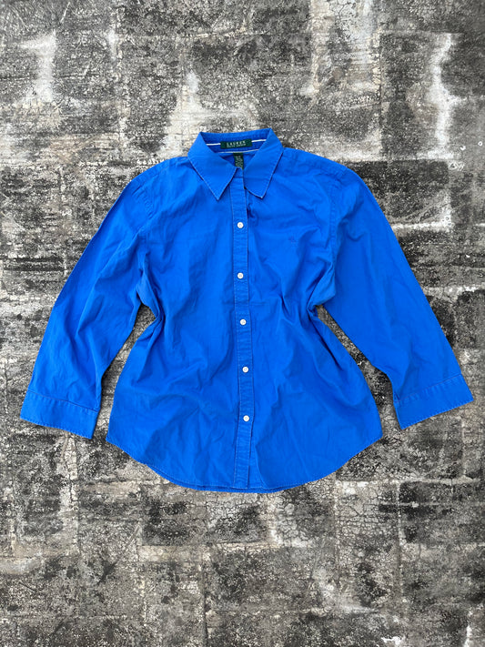 Ralph Lauren Y2K women's button down (L)