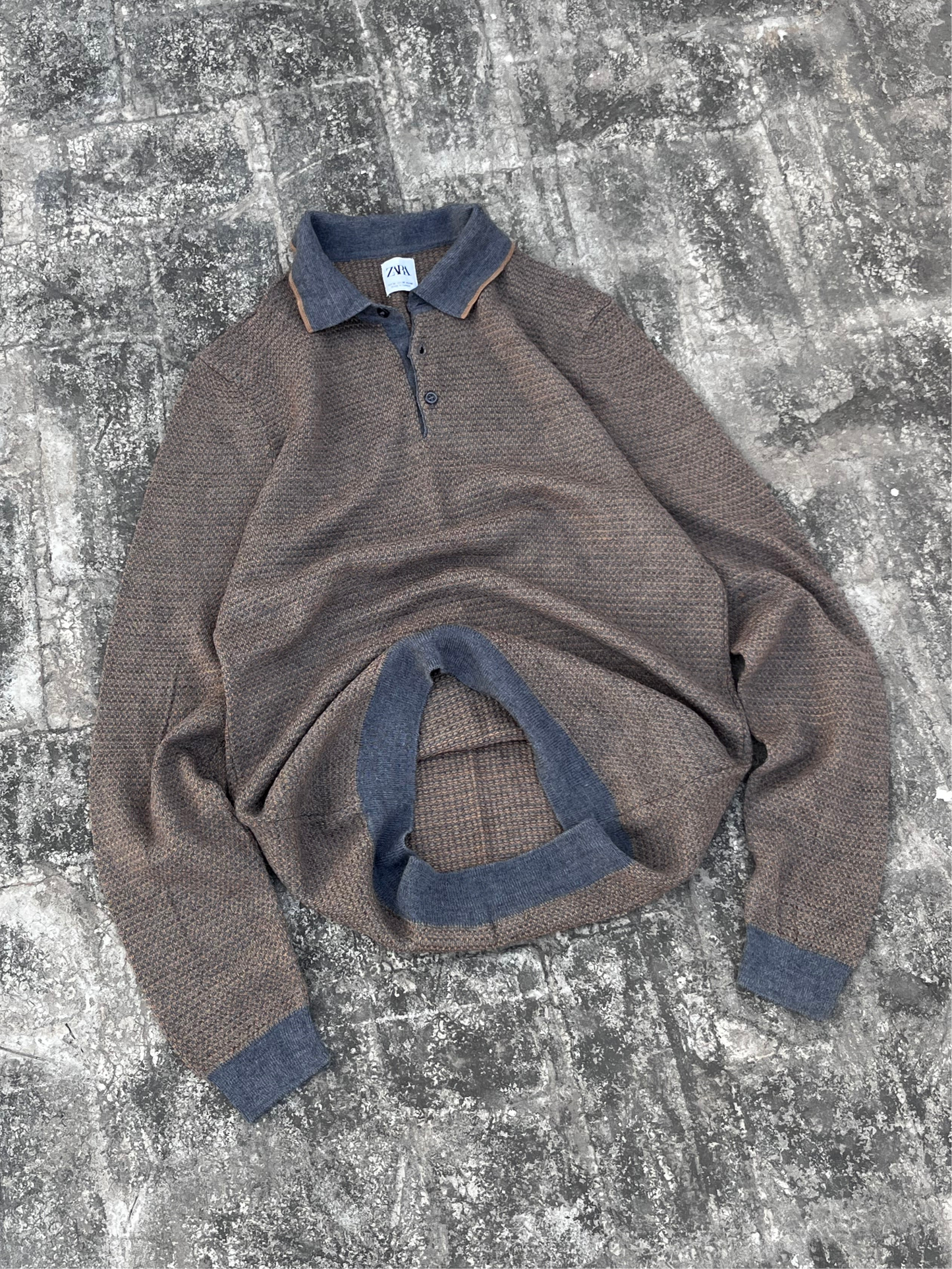 Zara Knitted Polo (M)