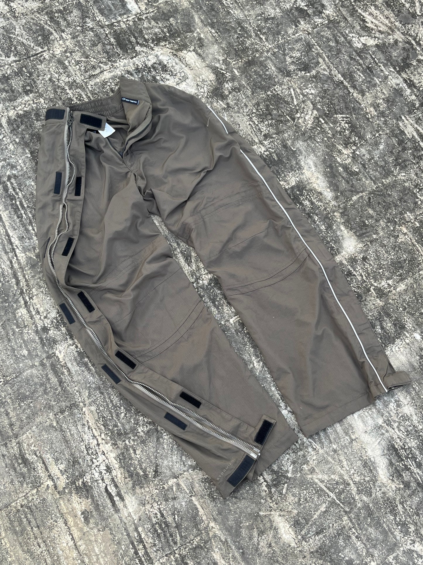 Vintage Nike Green Tech Training Storm-Fit Trackpants (M) (Rare)