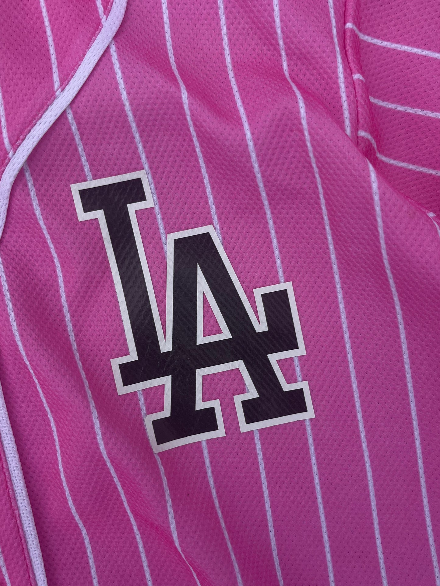 Los Angeles Pink Baseball Jersey (M/L) Replica