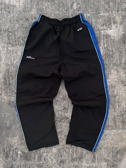 MIWA Black and Blue Trackpants (M)