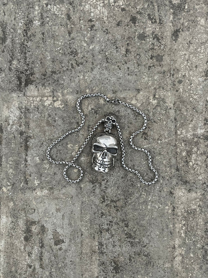 Vintage Heavy Skull Pendant