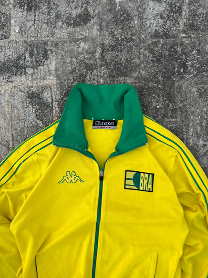 Kappa Brazil Football Zipper Jersey ( Rare find ) (S/M)