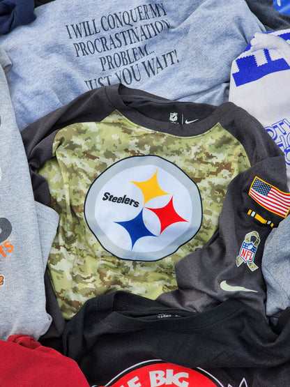 Vintage Nike NFL Steelers Long Sleeves Tee (S/M)