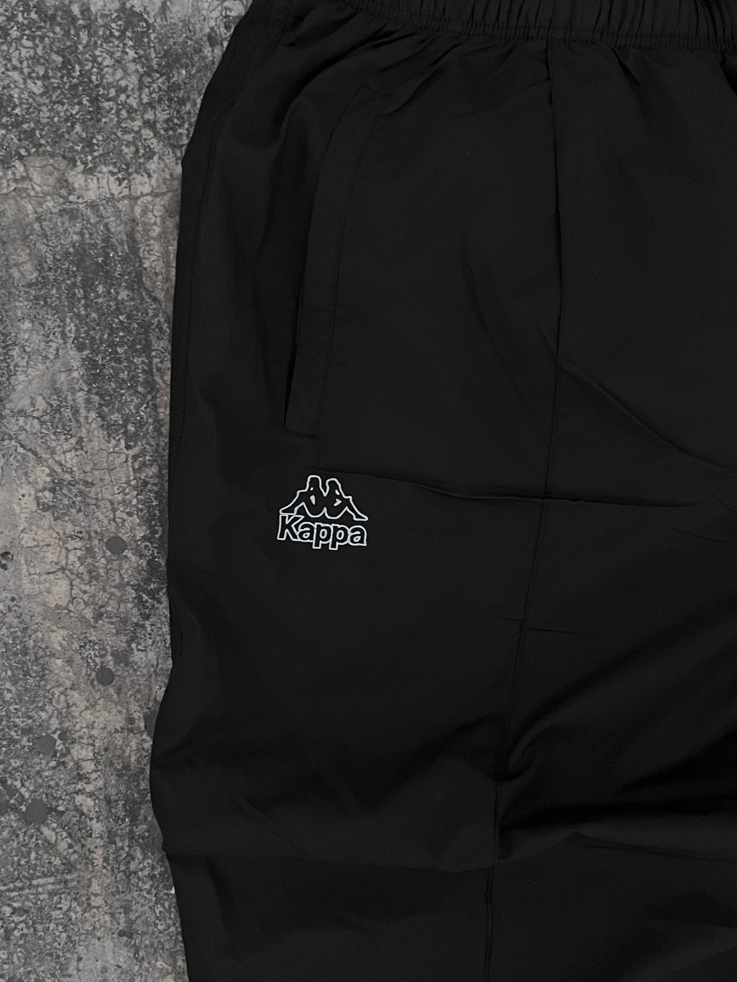 Kappa Black Trackpants (L)