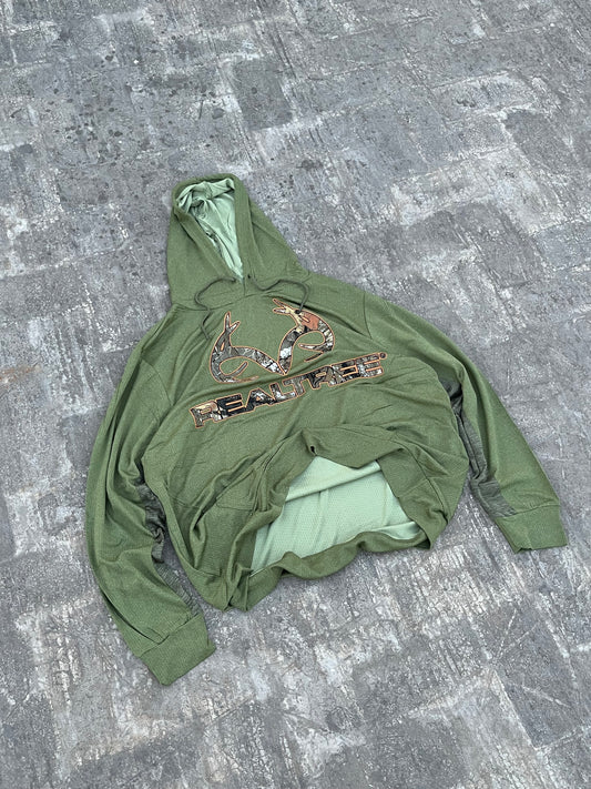 Vintage Realtree Jersey Hoodie (L)