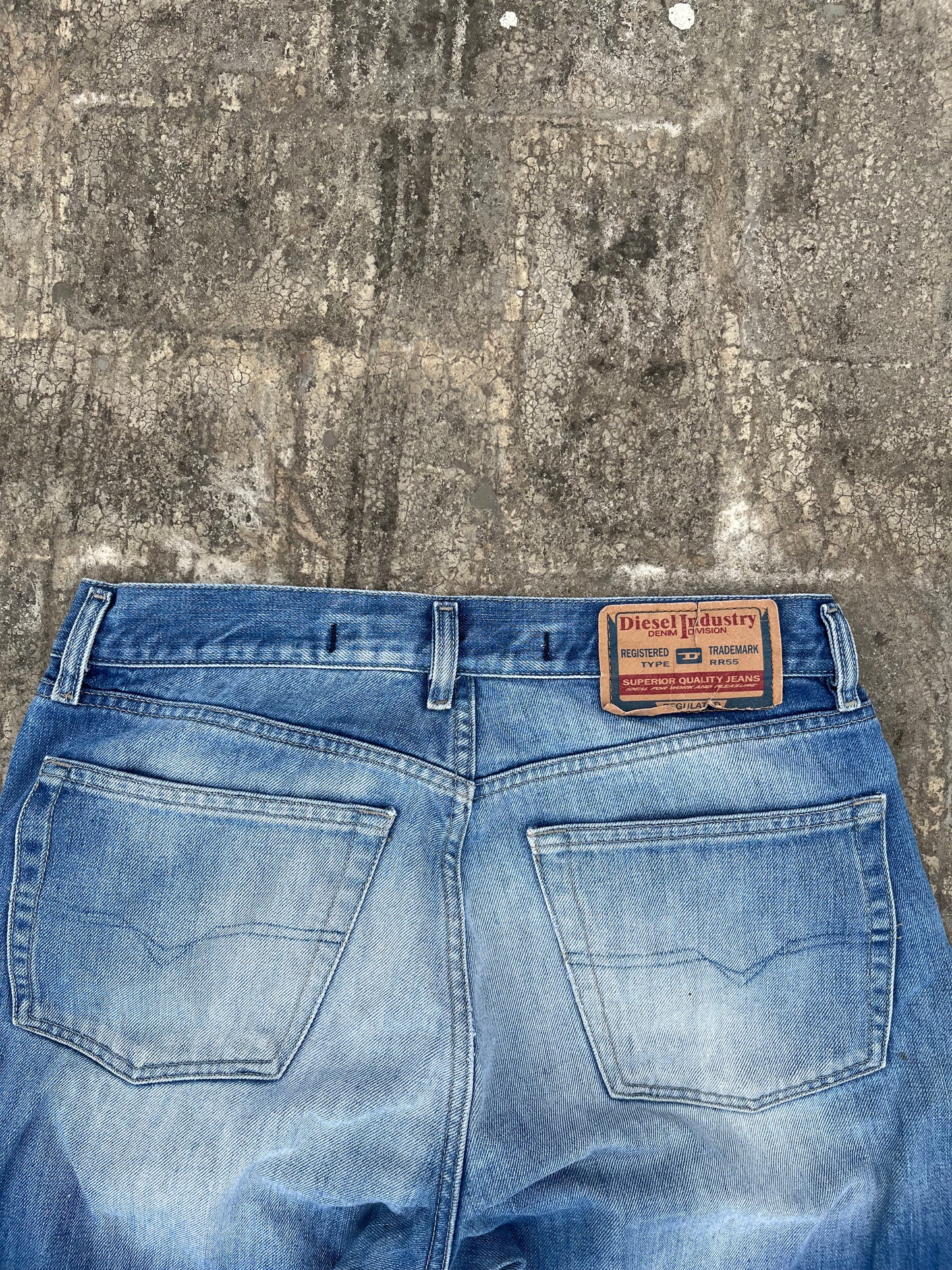 Vintage Diesel Straight Baggy Fit Jeans (32)