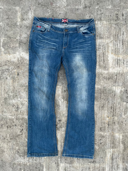 Lee Cooper Bootcut Blue Denim Jeans (35)