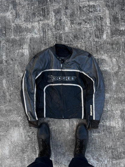 Joe Rocket Vintage Leather Biker Jacket (M)