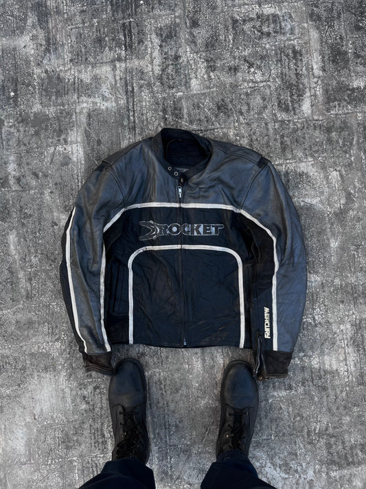 Joe Rocket Vintage Leather Biker Jacket (M)