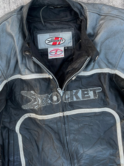 Joe Rocket Vintage Leather Biker Jacket (M)