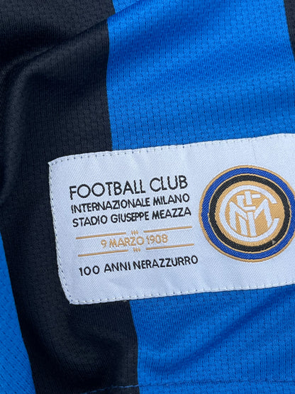 Nike InterMilan Football Club 1908-2008 100th Anniversary Pirelli Jersey Replica (M)